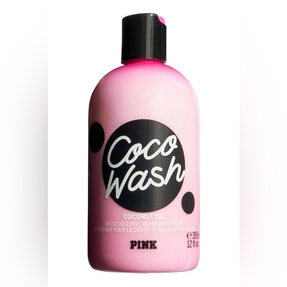 PINK Victoria's Secret Other - PINK Victoria's Secret Coco Wash Moisturizing Cream Body w/ Coconut Oil 12 Fl Oz